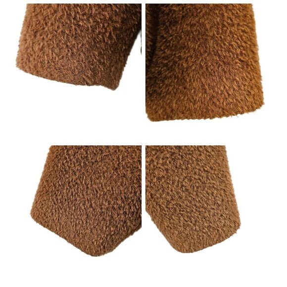 Eileen Fisher Suri Alpaca Wool Notch Collar Jacket Dark Clay L - Picture 6 of 16